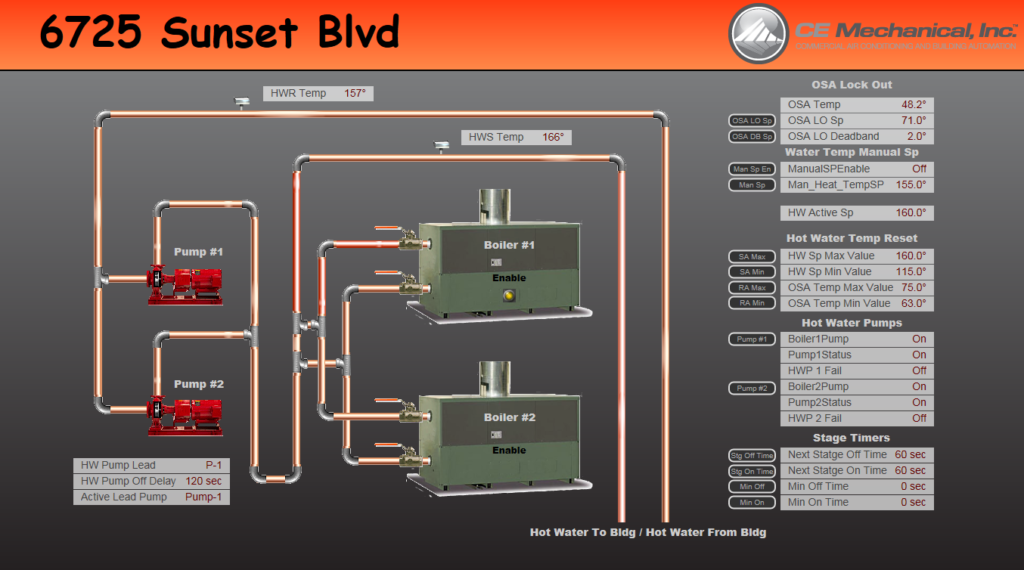 HVAC Boiler - CE Mechanical - Chino, CA.